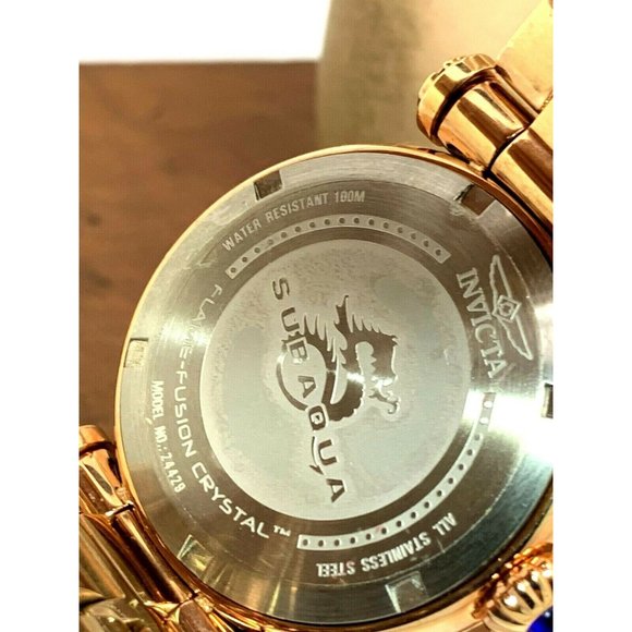 Invicta Women's Watch 24429 Subaqua Rose Gold Tone Stainless Quartz MOP Dial - Picture 5 of 12